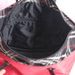 Burberry Nova Check Blue Label Tote Bag In Nylon Red