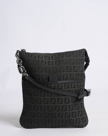 Fendi  Zucchino FF Crossbody Bag