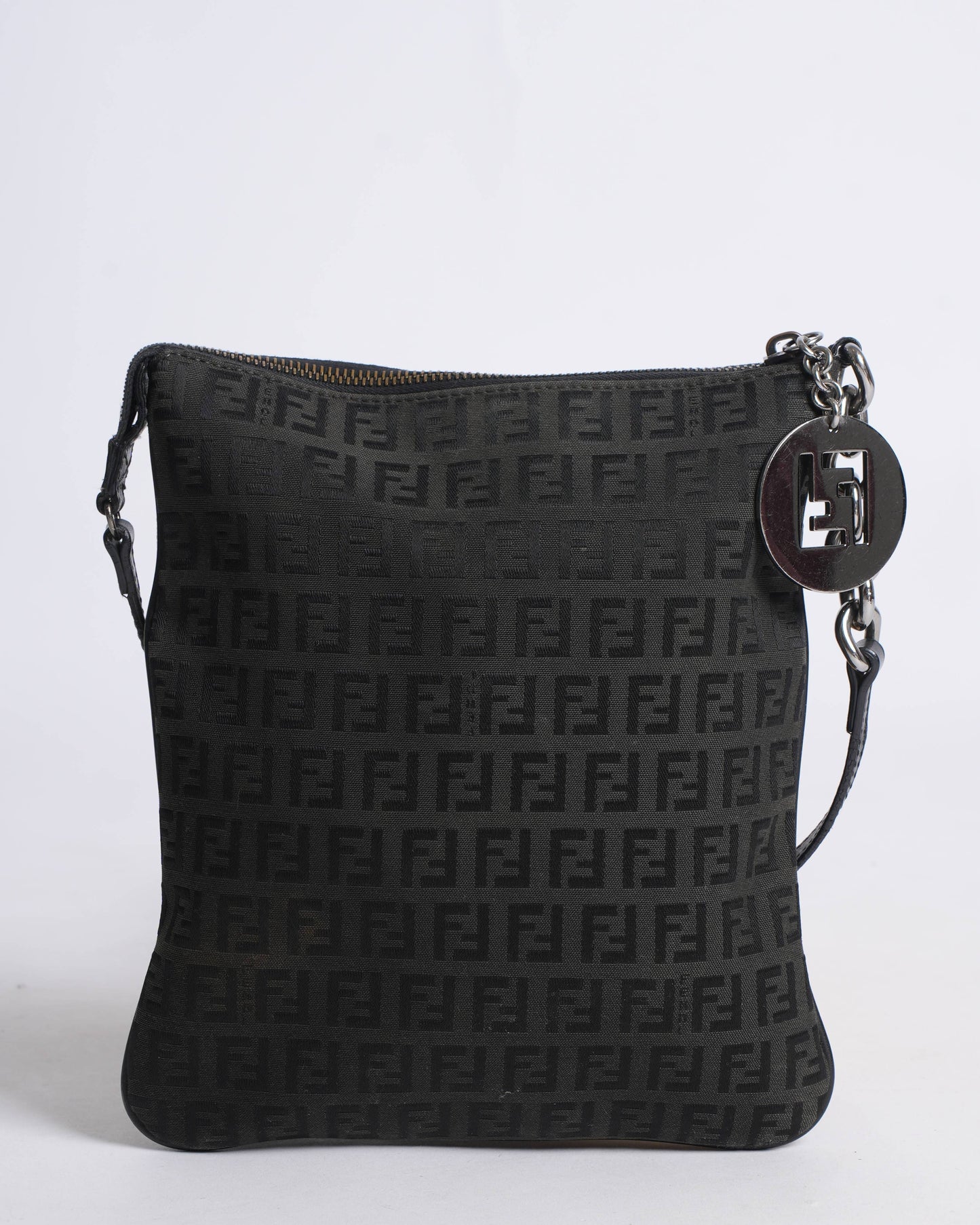 Fendi  Zucchino FF Crossbody Bag