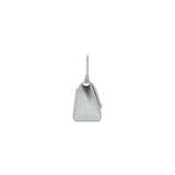 BLN-CIAGA HOURGLASS SMALL HANDBAG CROCODILE EMBOSSED IN GREY