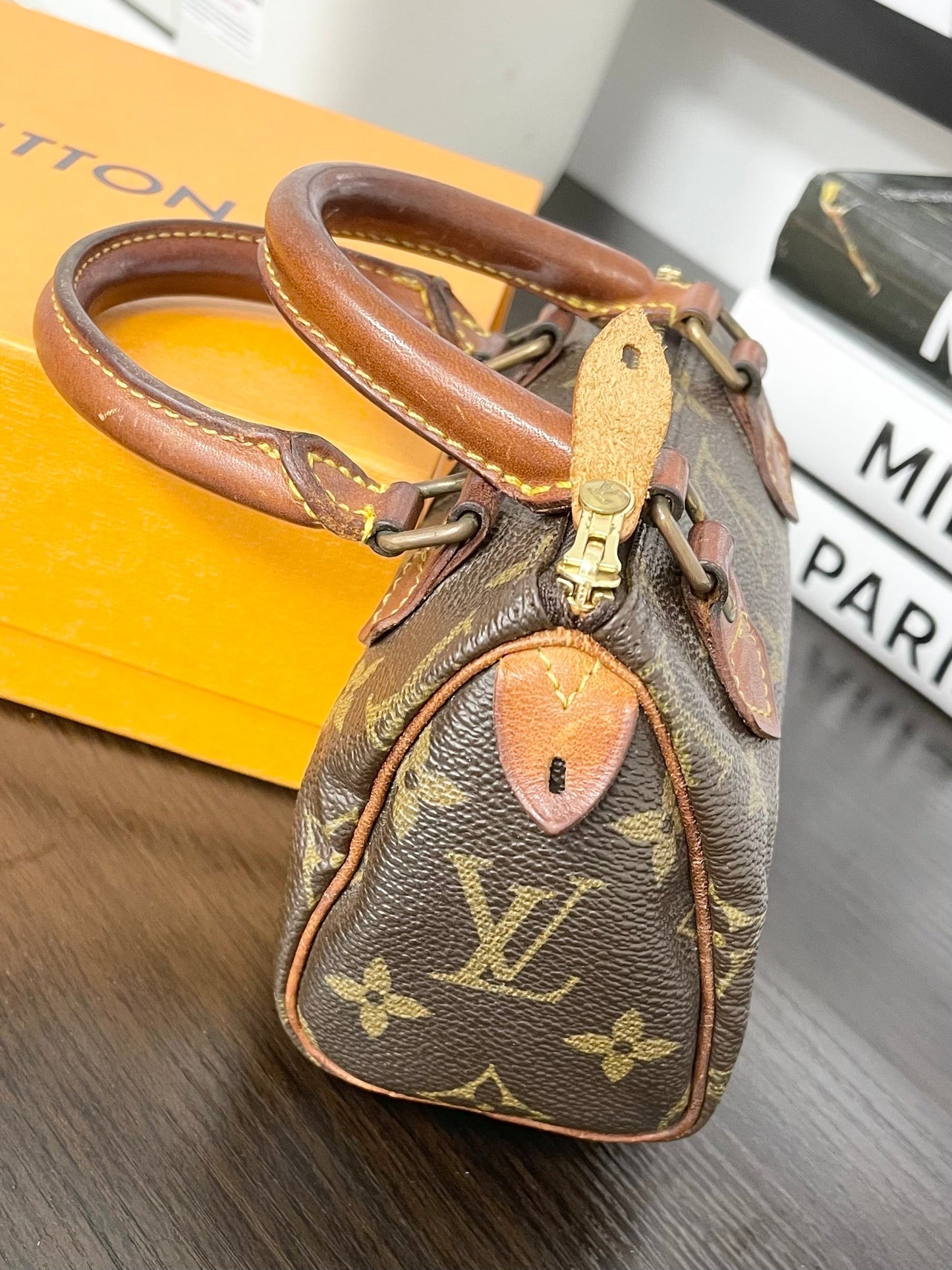 LOUIS VUITTON   Monogram Nano Speedy Bag