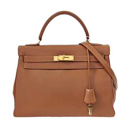 Hermes Kelly 32   Gold Epsom Retourne Gold Hardware 1993