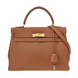 Hermes Kelly 32   Gold Epsom Retourne Gold Hardware 1993