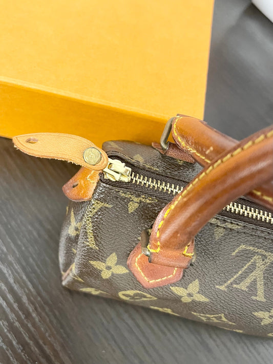 LOUIS VUITTON   Monogram Nano Speedy Bag