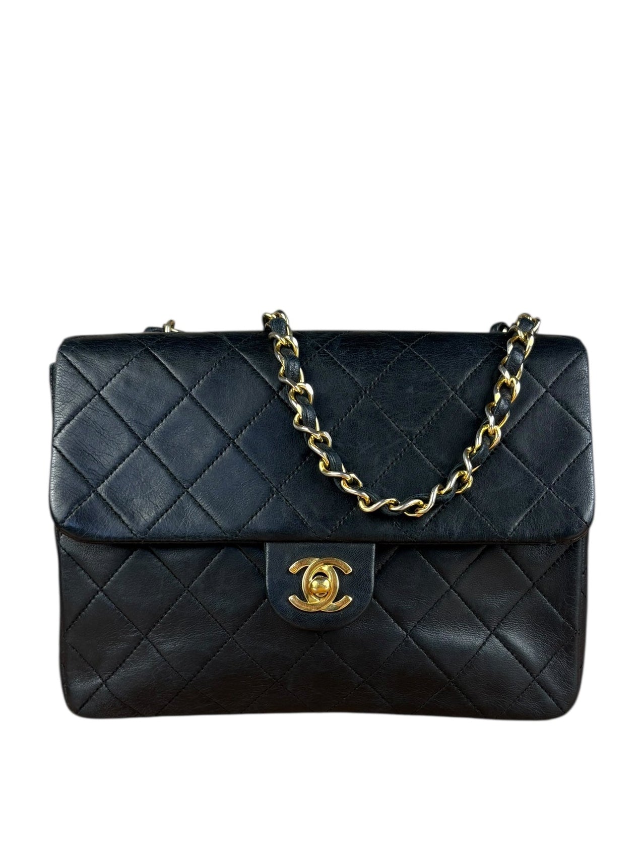 Chanel 1989 Quilted Leather Small Flap Bag