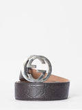 Gucci GG Interlock Brown Belt