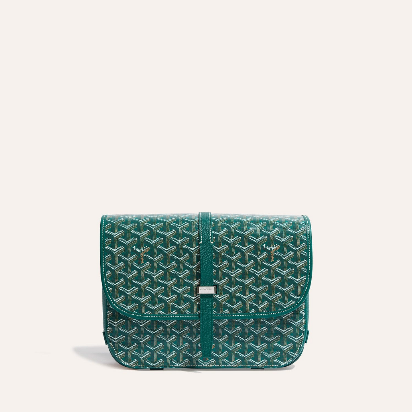 BELVEDERE MM BAG 28CM GREEN CANVAS Amelia