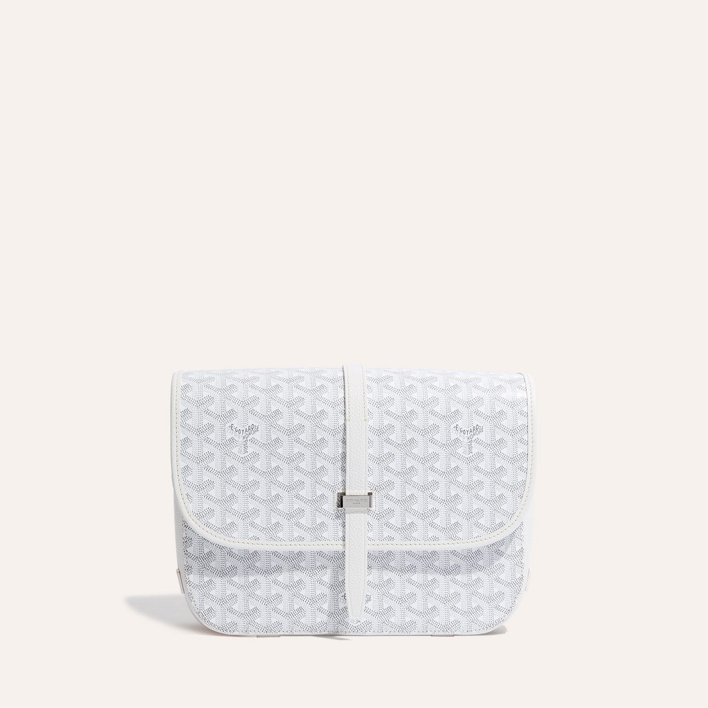 BELVEDERE MM BAG 28CM WHITE CANVAS Amelia Amelia