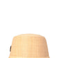 PRADA Raffia Triangle Logo Hat