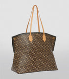 B-BERY TB MONOGRAM SOCIETY TOP HANDLE TOTE BAG