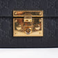 Gucci guccisima small padlock shoulder bag in black