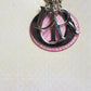 Christian dior yellow-pink python lady dior bag