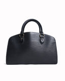 Louis Vuitton pont neuf pm black epi leather bag