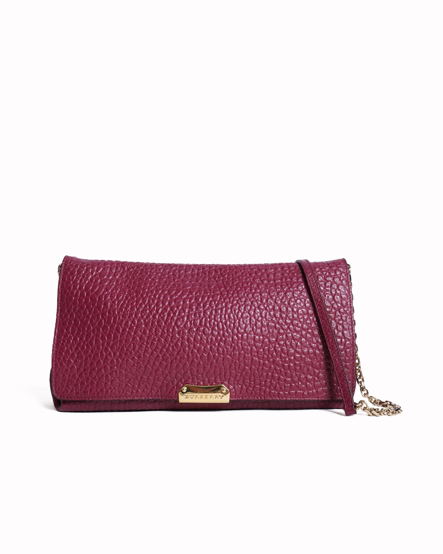 New Burberry mildenhall signature grain shoulder bag