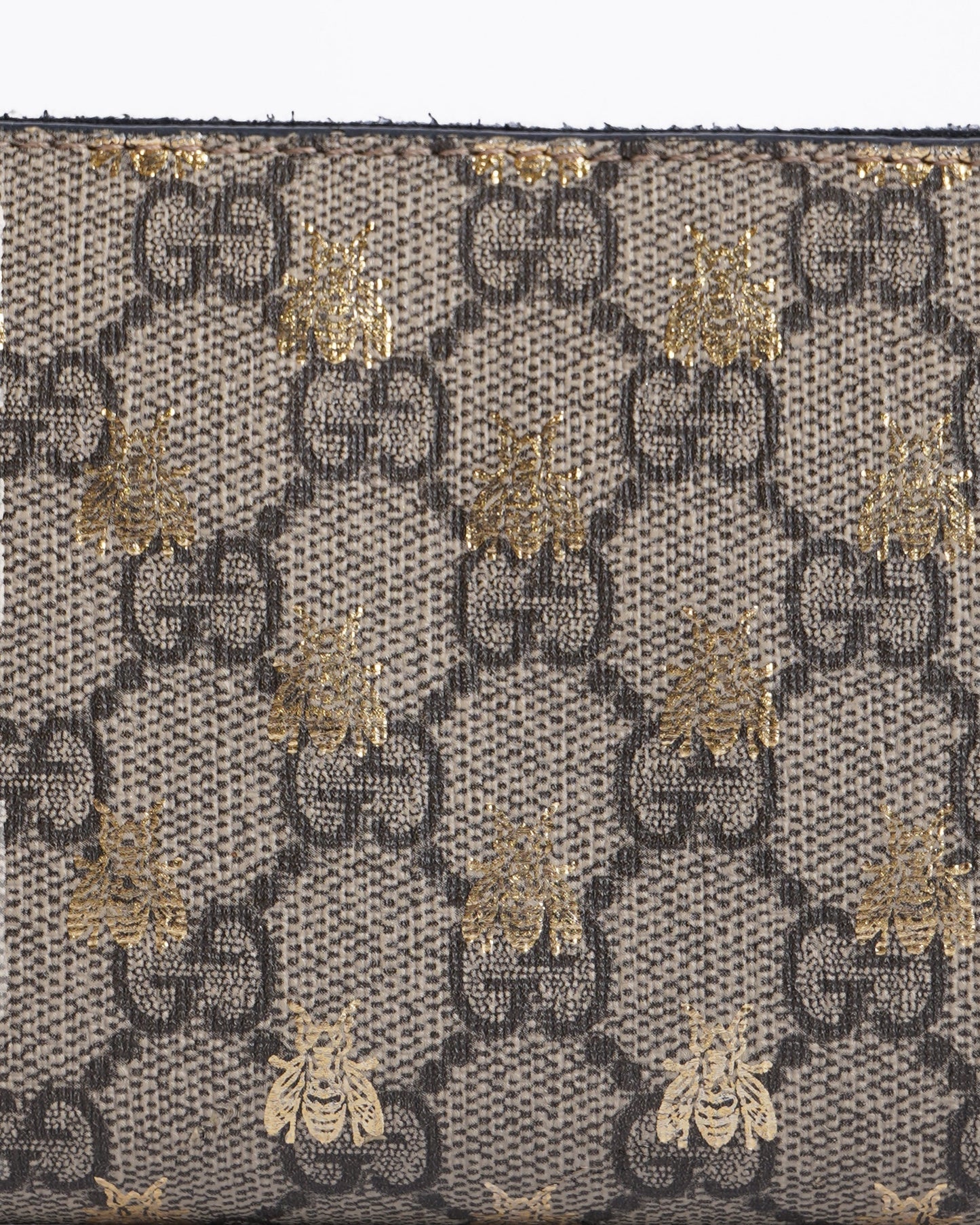 Gucci gg supreme bee bifold long wallet