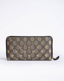 Gucci gg supreme bee bifold long wallet