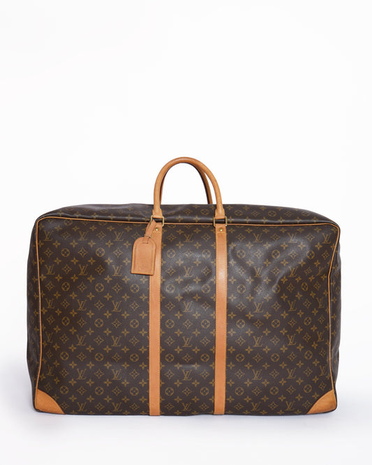 Louis vuitton keepall bandouliere travel bag in monogram canvas
