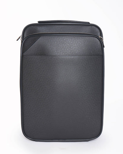 Louis Vuitton leather rolling travel bag
