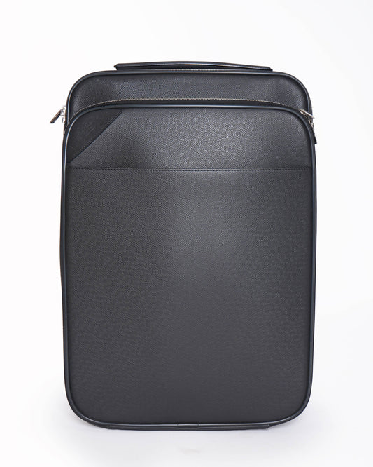 Louis Vuitton leather rolling travel bag