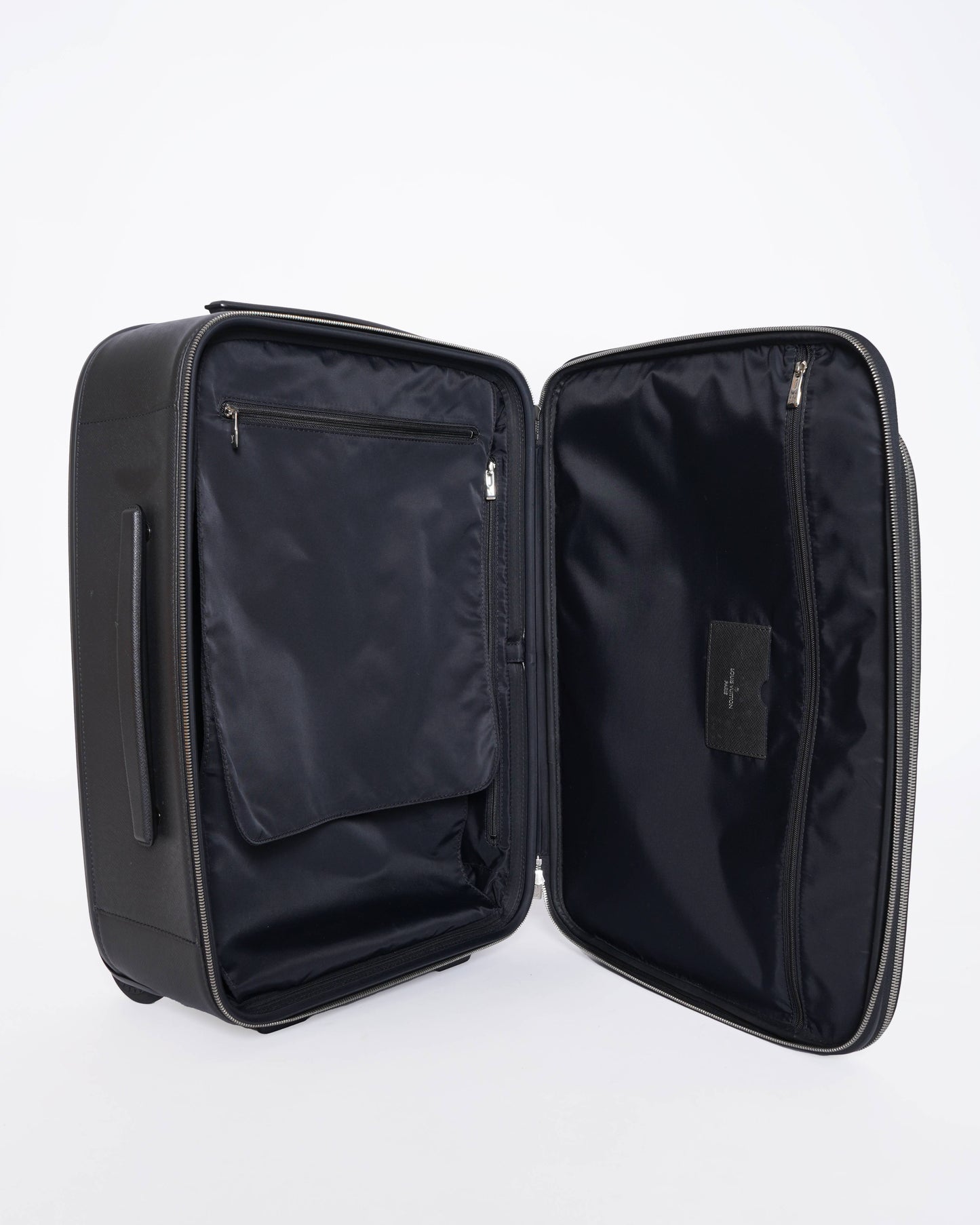 Louis Vuitton leather rolling travel bag