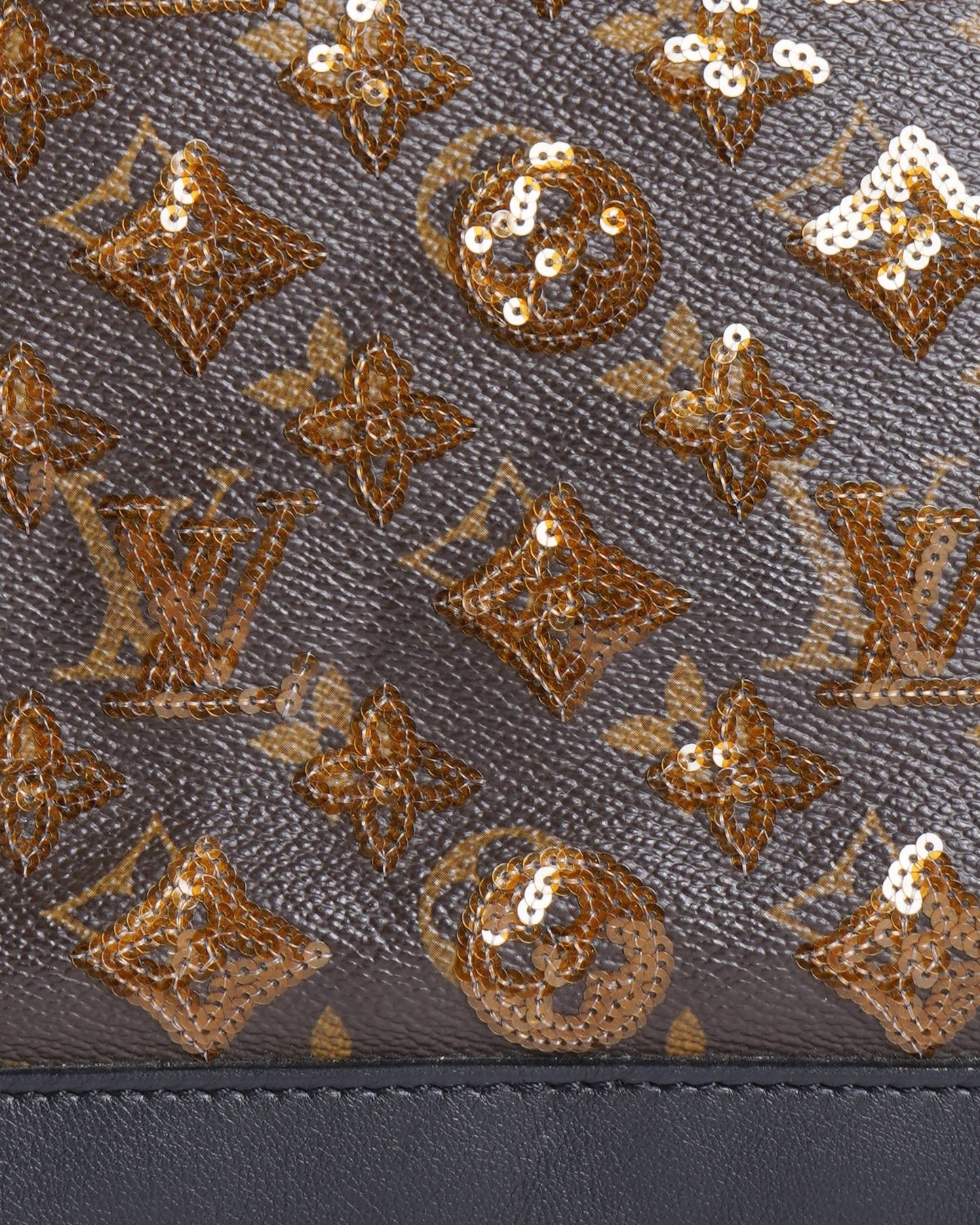 Louis Vuitton Limited Edition Amber Monogram Eclipse Alma Bag
