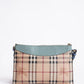 Burberry Haymarket Check Belt Crossbody Bag