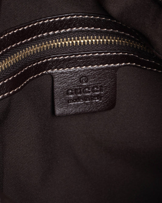 Gucci Leather Indy Top Handle Bag
