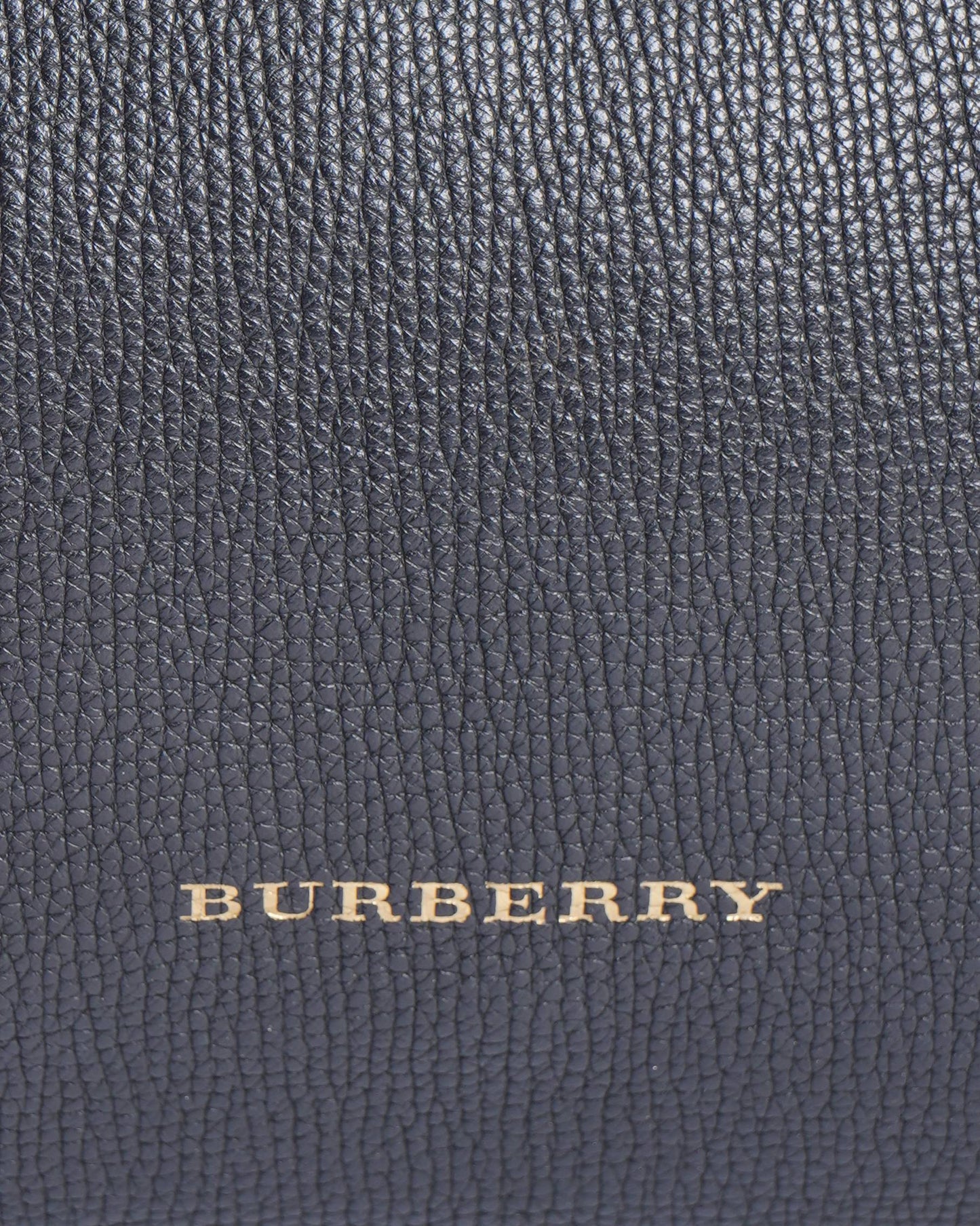 Burberry Black/Beige Leather & Ho  Check Small Canterbury Tote