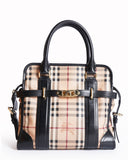 Burberry  Haymarket check coated canvas bag