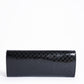 Gucci microguccissima patent leather long wallet in black