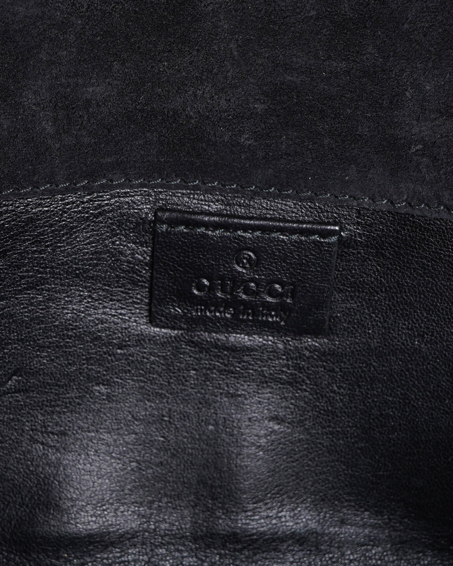 Gucci microguccissima patent leather long wallet in black