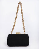Louis Vuitton Limited Edition Noir Monogram Minaudiere Montard Clutch Bag