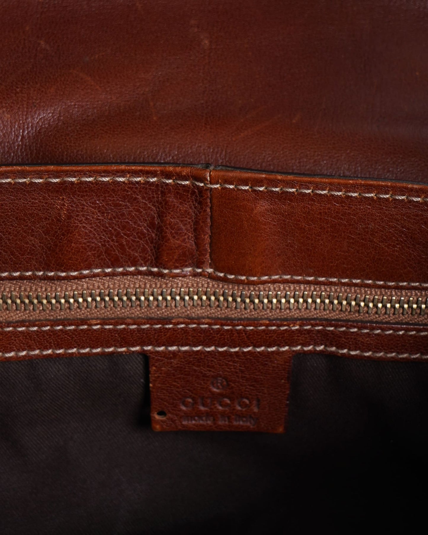 Gucci Beige/Brown GG Canvas Horsebit Shoulder Bag