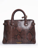 Burberry  The Banner python handbag
