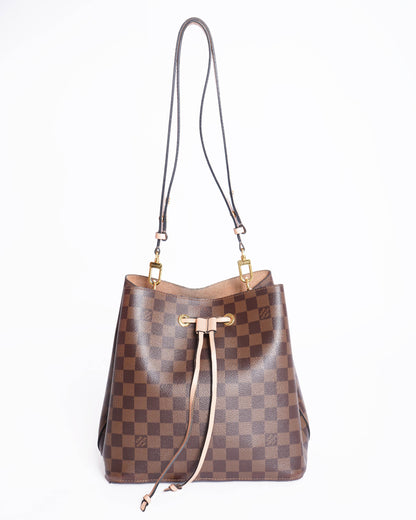 Louis vuitton damier ebene neoneo bb bucket bag