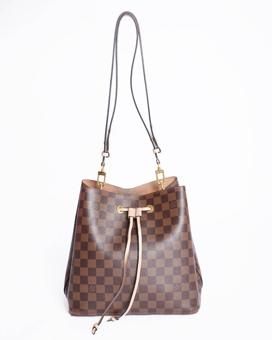 Louis vuitton damier ebene neoneo bb bucket bag