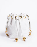 Chanel 1990's   labmskin bucket bag