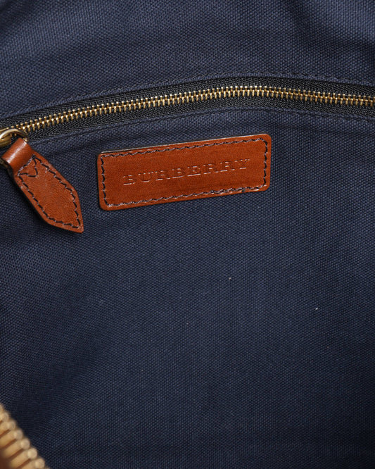 Burberry ho  check birdle orchard top handle bag