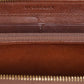 Burberry checkered zip around wallet