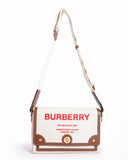 New Burberry Horseferry print canvas note crossbody bag