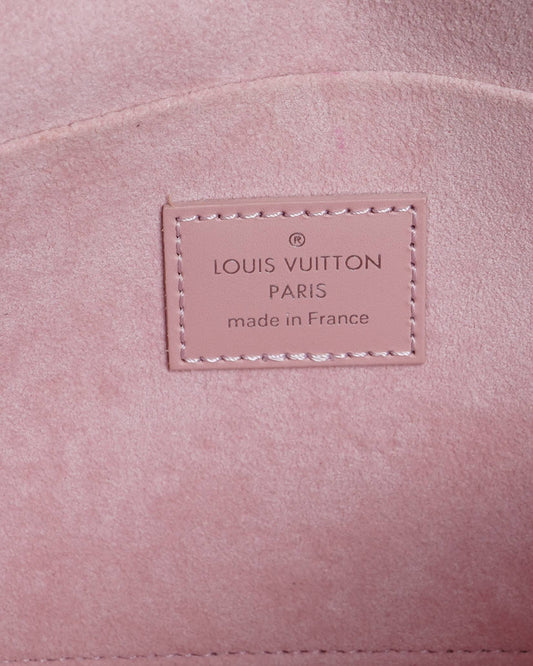 Louis vuitton rose ballerine felicie in epi leather crossbody bag
