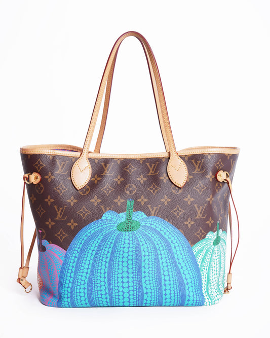 New Louis Vuitton X Yayoi kusama neverfull tote bag
