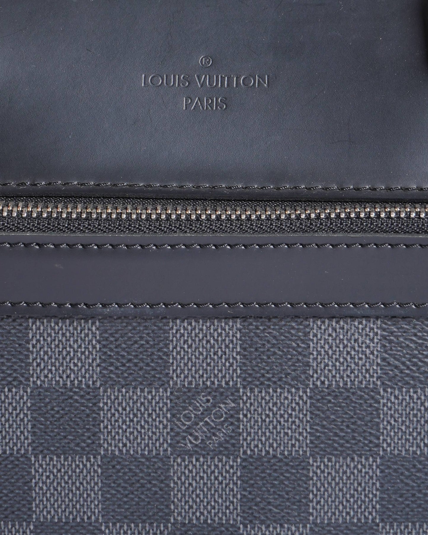 Louis Vuitton Men's Leather Office Bag In Black