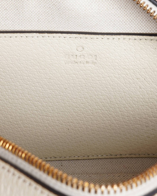 Gucci gg small supreme web ophidia camera crossbody bag