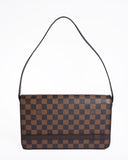 Louis vuitton tribeca long shoulder bag in damier ebene