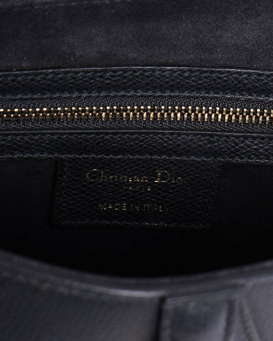Christian Dior Saddle Bag In Black