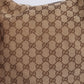 Gucci Beige/Dark Brown GG Canvas and Leather Medium Pelham Hobo
