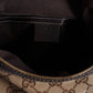 Gucci Beige/Dark Brown GG Canvas and Leather Medium Pelham Hobo