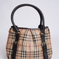 Burberry Beige Haymarket Check Coated Canvas  and Leather Northfield Tote