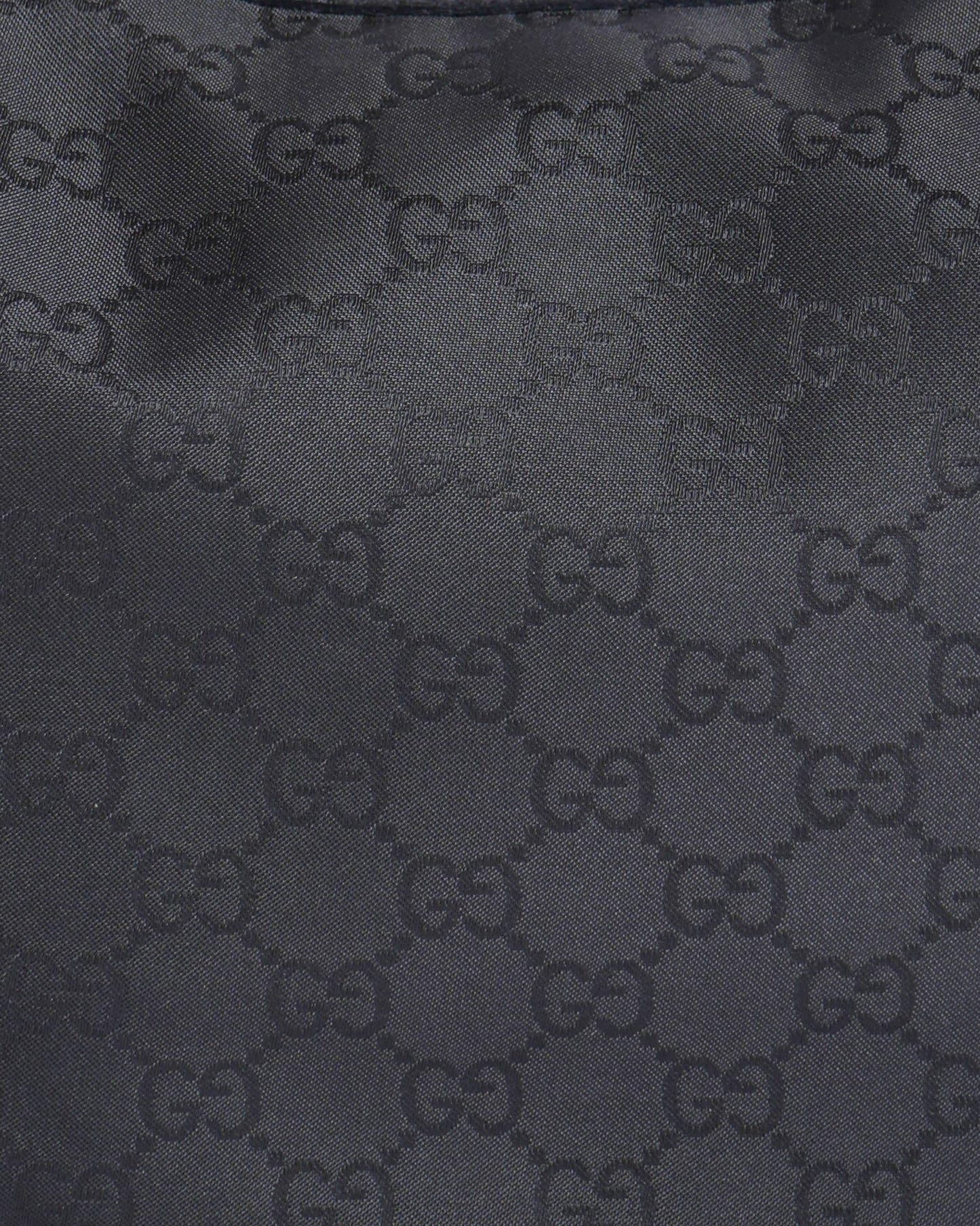 Gucci guccisima black canvas hobo bag